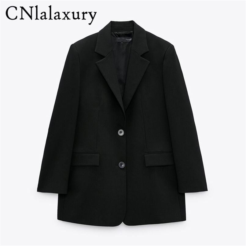 Women Fashion Office Wear Single Breasted Black Blazer Coat Vintage Long Sleeve Suit Jacket Pockets Female Outerwear Chic Tops 220811
Women Fashion Office Wear Single Breasted Black Blazer Coat Vintage Long Sleeve Suit Jacket Pockets Female Outerwear Chic Tops 220811