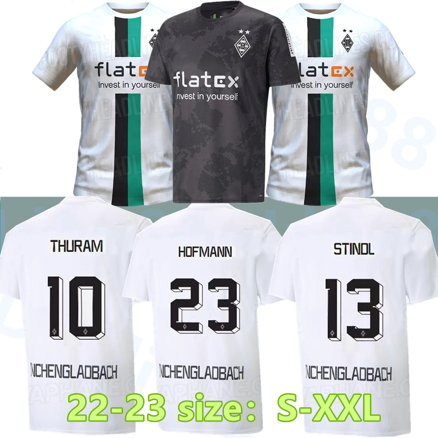 22 23 Borussia Monchengladbach soccer jerseys 2022 2023 Gladbach THURAM ELVEDI PLEA STINDL Bensebaini NEUHAUS GINTER HOFMANN EMBOLO men kids Kits foootball shirt, 22-23 home
22 23 Borussia Monchengladbach soccer jerseys 2022 2023 Gladbach THURAM ELVEDI PLEA STINDL Bensebaini NEUHAUS GINTER HOFMANN EMBOLO men kids Kits foootball shirt, 22-23 home