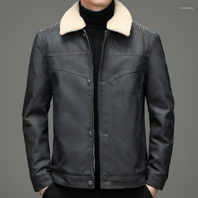 Men's Down & Parkas Leather Jacket For Winter Fashion Turn Collar Motorcycle Bike PU Jackets Streetwear Social Casual CoatsMen's Luci22, Light blue
Men's Down & Parkas Leather Jacket For Winter Fashion Turn Collar Motorcycle Bike PU Jackets Streetwear Social Casual CoatsMen's Luci22, Light blue
