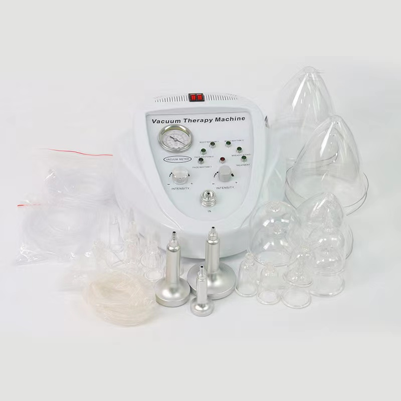 Vacuum Massage Therapy 30 Cups with 3 Heads Beauty Machine Butt Enlargement Pump Hip Lifting Breast Enhancer Massager Butt Lift Enhancement Cup Body S