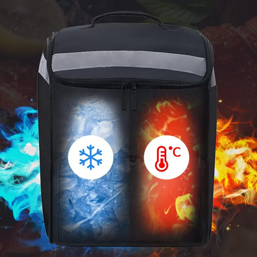 Professional Bags 48 L Takeaway Backpack Type Insulation Delivery Pack Pizza Ice Bag Food Refrigerated Box Insulated Package Waterproof Suit