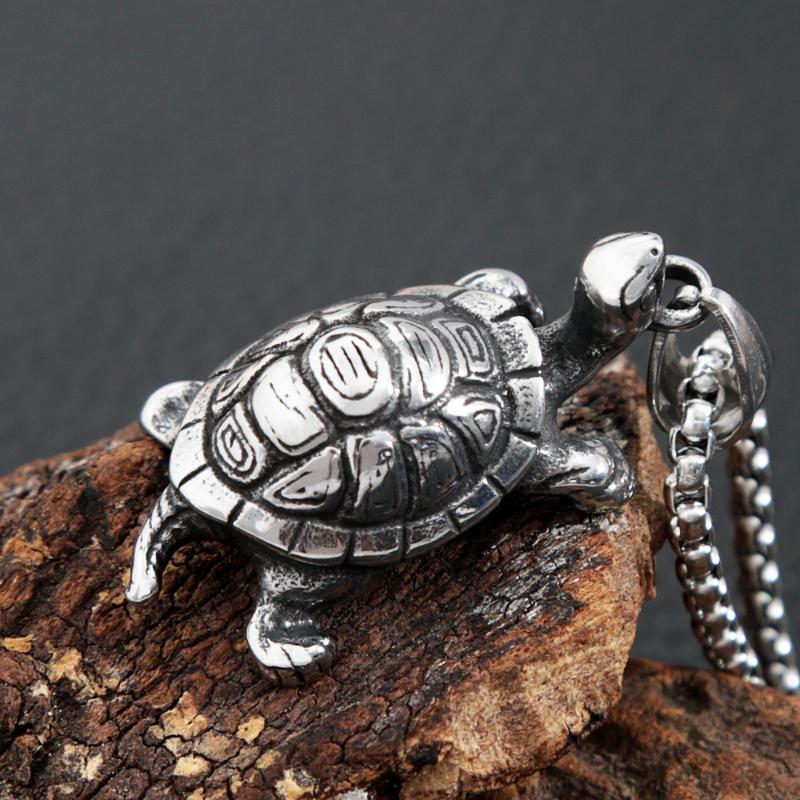 Chains Punk Hip Hop Tortoise Necklace Pendant Men Women Fashion Biker Stainless Steel Animal Good Lucky Jewelry GiftChains
Chains Punk Hip Hop Tortoise Necklace Pendant Men Women Fashion Biker Stainless Steel Animal Good Lucky Jewelry GiftChains