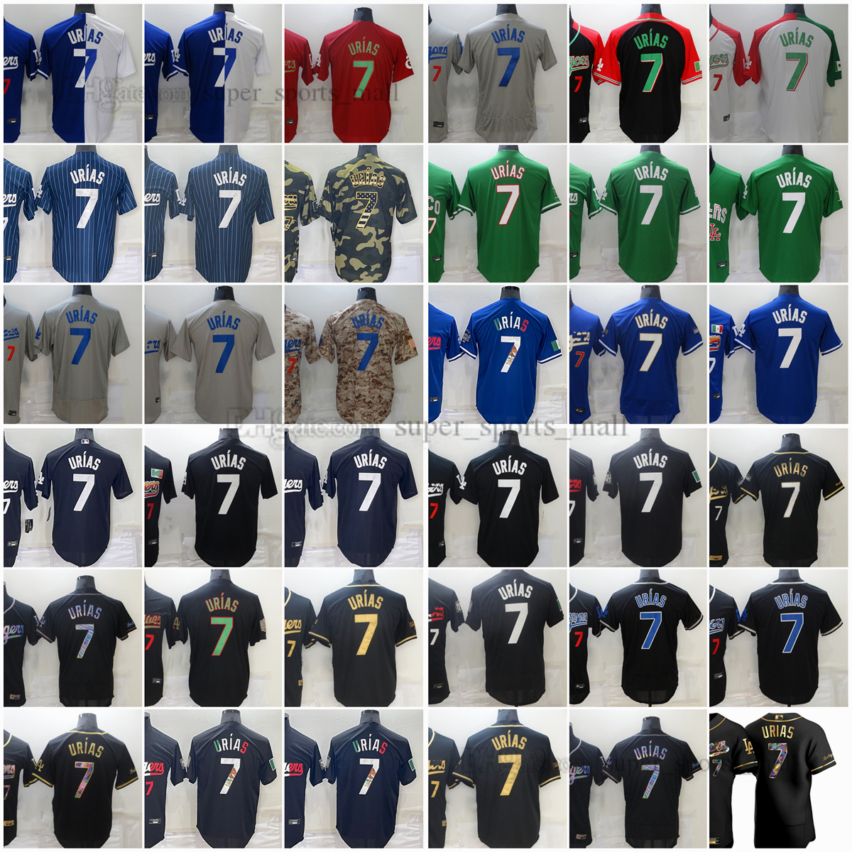 Los Angeles Baseball Jersey 7 Julio Urias Dodgers City Blank Black Red Green Blue Stitched Jerseys Men Women Youth Size S--XXXL 0707, Choose number on picture
Los Angeles Baseball Jersey 7 Julio Urias Dodgers City Blank Black Red Green Blue Stitched Jerseys Men Women Youth Size S--XXXL 0707, Choose number on picture