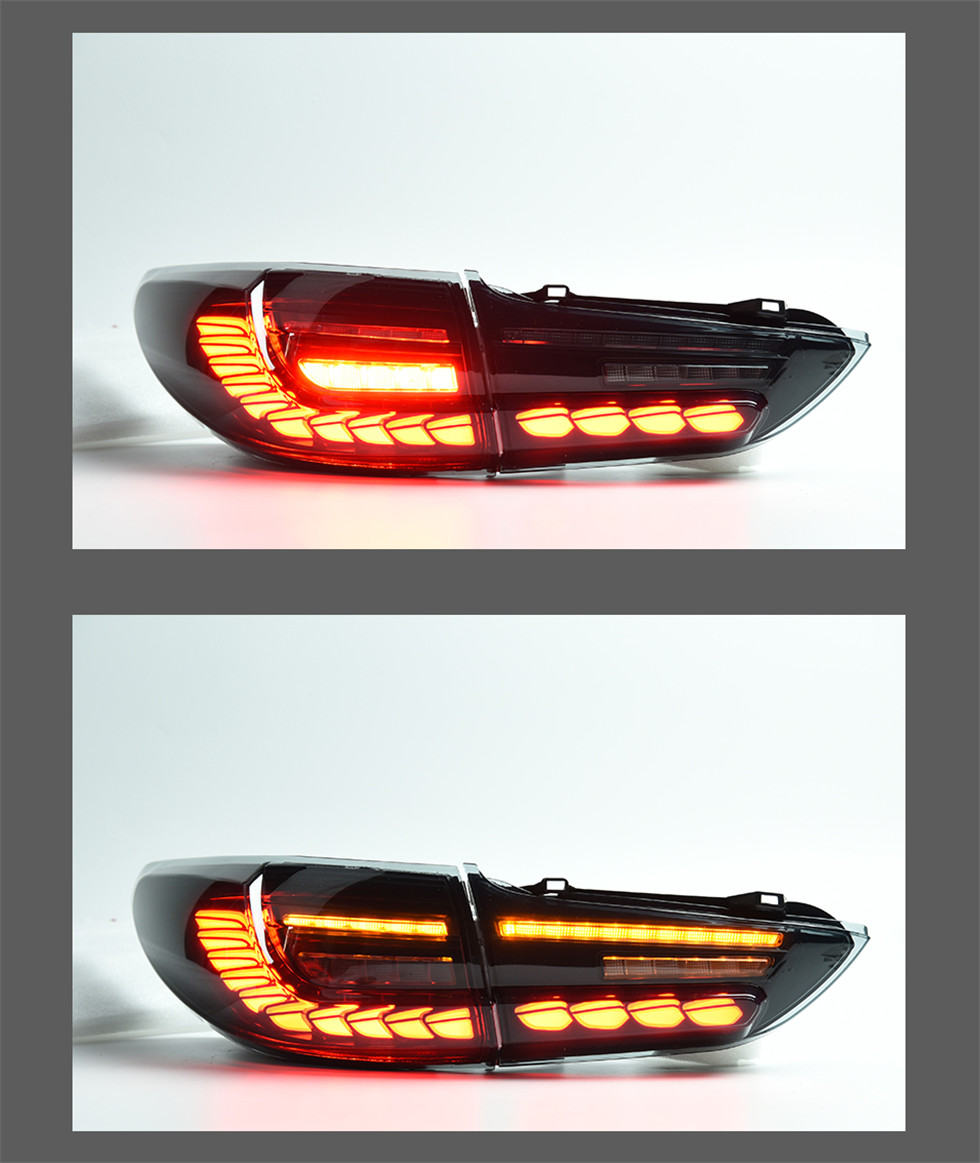 Tail lights for Atenza LED Tail Light 2013-18 Mazda 6 Rear Brake Turn Signal Stop Reverse Warning Dynamic Lamp
