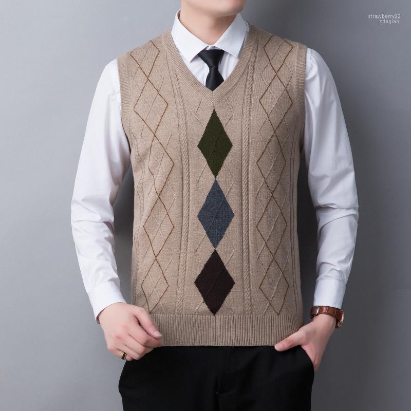 Men' Vests Man Cashmere Sweater Casual Argyle Patterns Knit Vest Sleeveless Sweaters Pullovers Jumper Stra22, Gray
Men' Vests Man Cashmere Sweater Casual Argyle Patterns Knit Vest Sleeveless Sweaters Pullovers Jumper Stra22, Gray