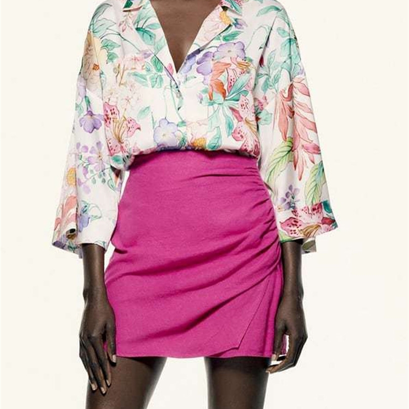 Kumsvag Summer Women Shirts Blouses Tops Fashion Vintage Floral Print Short Sleeve Female Street Short Top Blusas Clothing 220704
Kumsvag Summer Women Shirts Blouses Tops Fashion Vintage Floral Print Short Sleeve Female Street Short Top Blusas Clothing 220704