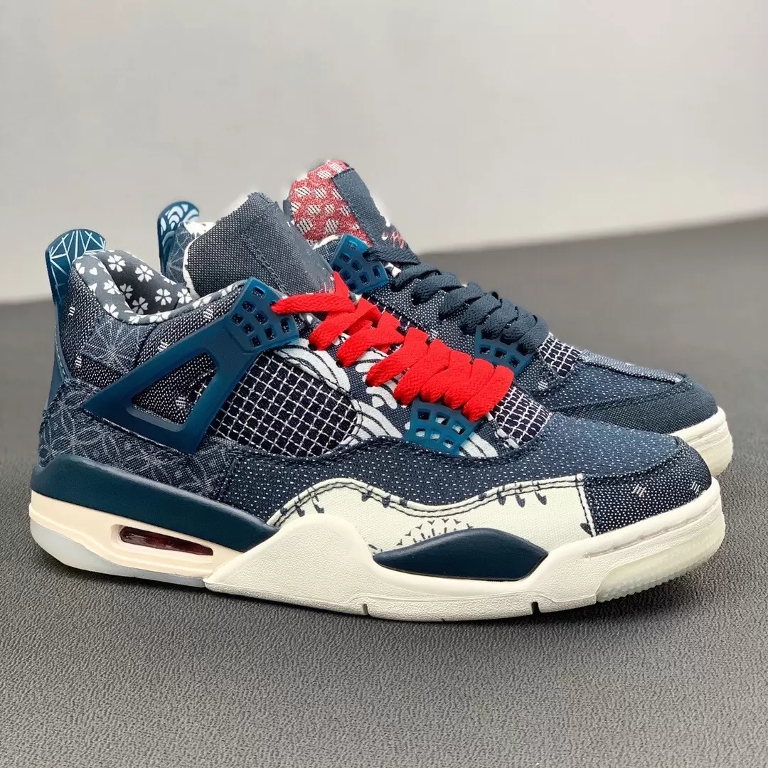 Shoes Designer Jumpman 4 Retro Sashiko Men/Women Basketball Deep Ocean Sail Cement Grey Fire Red Outdoor Sports Original Fast Delivery
Shoes Designer Jumpman 4 Retro Sashiko Men/Women Basketball Deep Ocean Sail Cement Grey Fire Red Outdoor Sports Original Fast Delivery