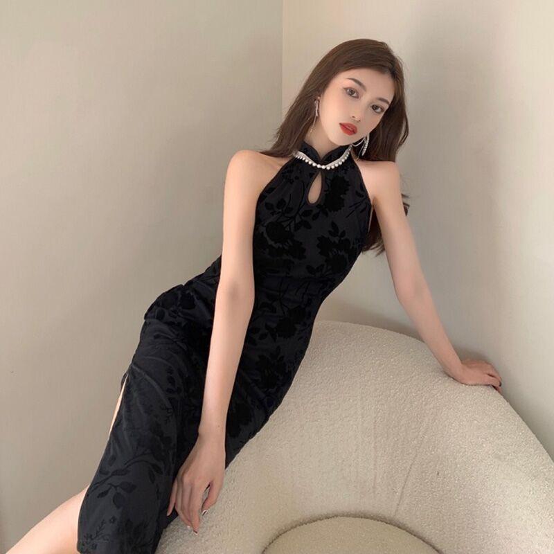 Ethnic Clothing Chinese Dress Women Cheongsam Ao Dai Vintage Party Hollow Out Embroidery Sexy Oriental Improvement Sleeveless QipaoEthnic
Ethnic Clothing Chinese Dress Women Cheongsam Ao Dai Vintage Party Hollow Out Embroidery Sexy Oriental Improvement Sleeveless QipaoEthnic