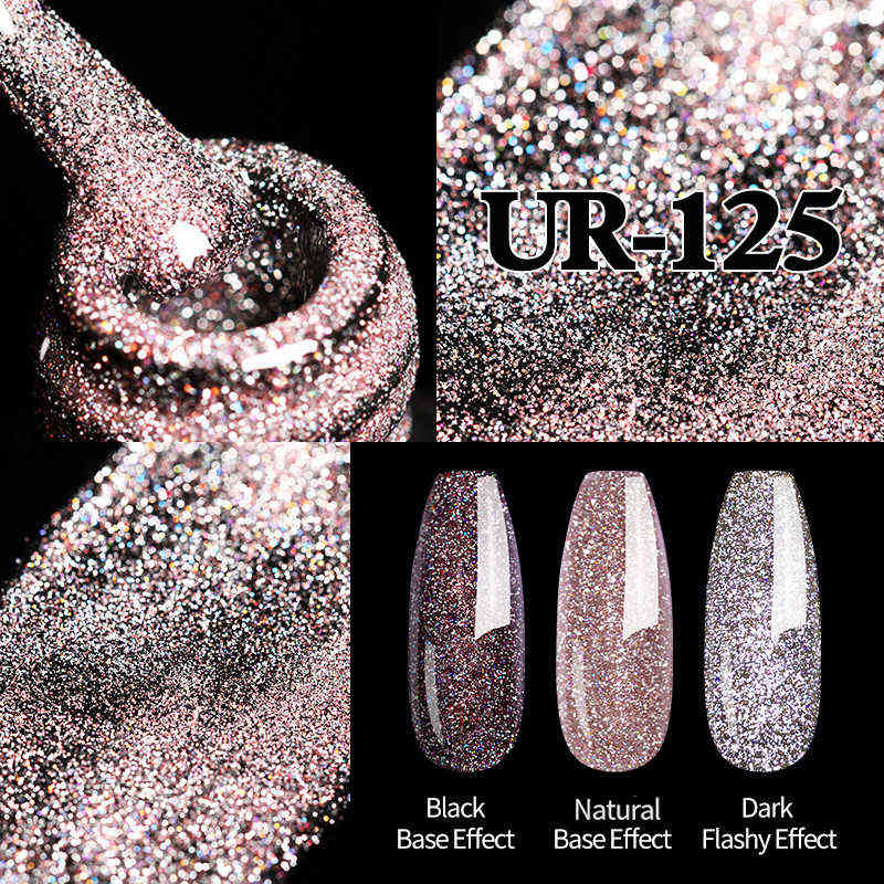 NXY Nail Gel 7 5ml Reflective Glitter Polish Dark Flashy Thermal Art Vernish Semi Permanent 0328