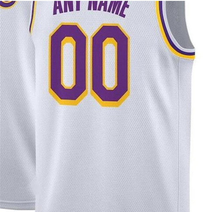 Custom Lakerr Basketball Jerseys Lukaa Doncic James Bronny James Jr Austin Reaves Rui Hachimura Dalton Knech Gabe Vincent Deandree Ayton Jaxson Hayes 