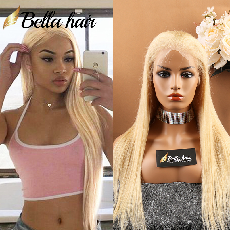 Blonde 613 Transparent Front Full Lace Wigs 12-36inch 150% 13x6 Brazilian Natural Silky Straight Remy Human Hair Glueless Part Pre Plucked BellaHair Factory, Blonde #613
Blonde 613 Transparent Front Full Lace Wigs 12-36inch 150% 13x6 Brazilian Natural Silky Straight Remy Human Hair Glueless Part Pre Plucked BellaHair Factory, Blonde #613