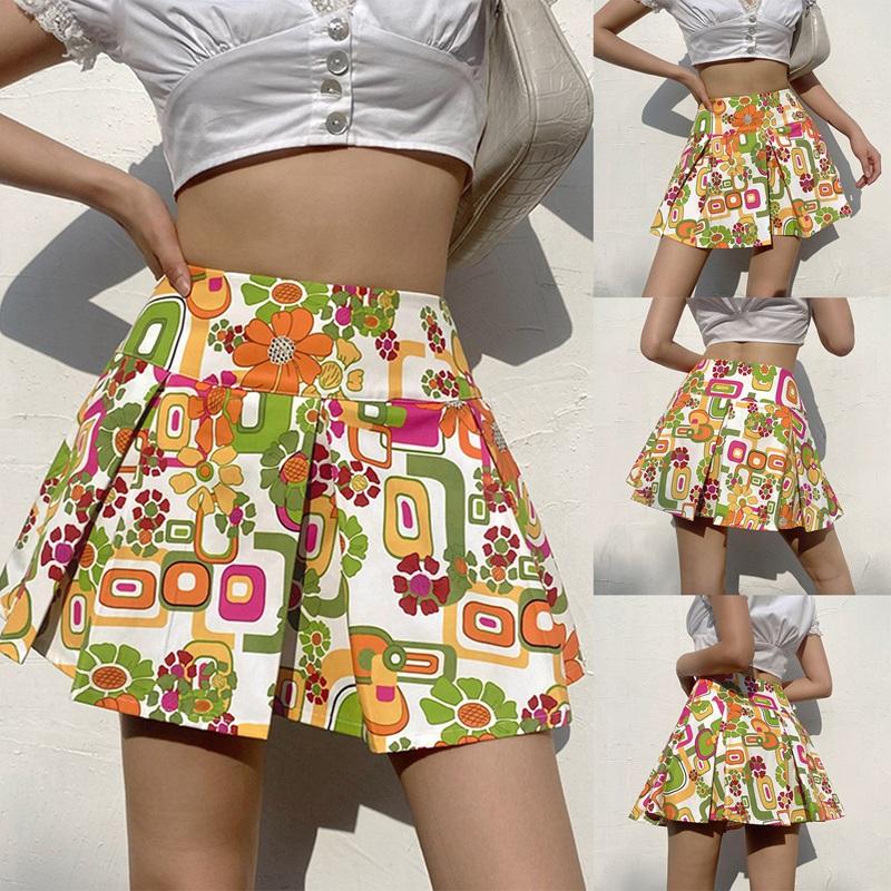 Skirts Floral Print Y2K Pleated Mini Women Aesthetic Kawaii Clothes Preppy Style Low Waist Girl Skirt SummerSkirts, Fluorescent green
Skirts Floral Print Y2K Pleated Mini Women Aesthetic Kawaii Clothes Preppy Style Low Waist Girl Skirt SummerSkirts, Fluorescent green