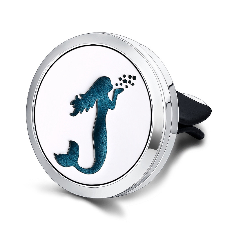 Stainless steel Car Fragrance Diffuser Vent Clip Cars Air Freshener Perfume Clamp Aromatherapy Essential Oil Diffuser with Refill 2442859