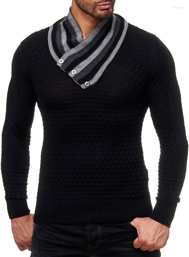 Men's Sweaters Men Casual Streetwear Long Sleeves Winter Sweater Round Neck Tops Male's Solid Clothing Plus Size ClothMen's Mari22, Black
Men's Sweaters Men Casual Streetwear Long Sleeves Winter Sweater Round Neck Tops Male's Solid Clothing Plus Size ClothMen's Mari22, Black