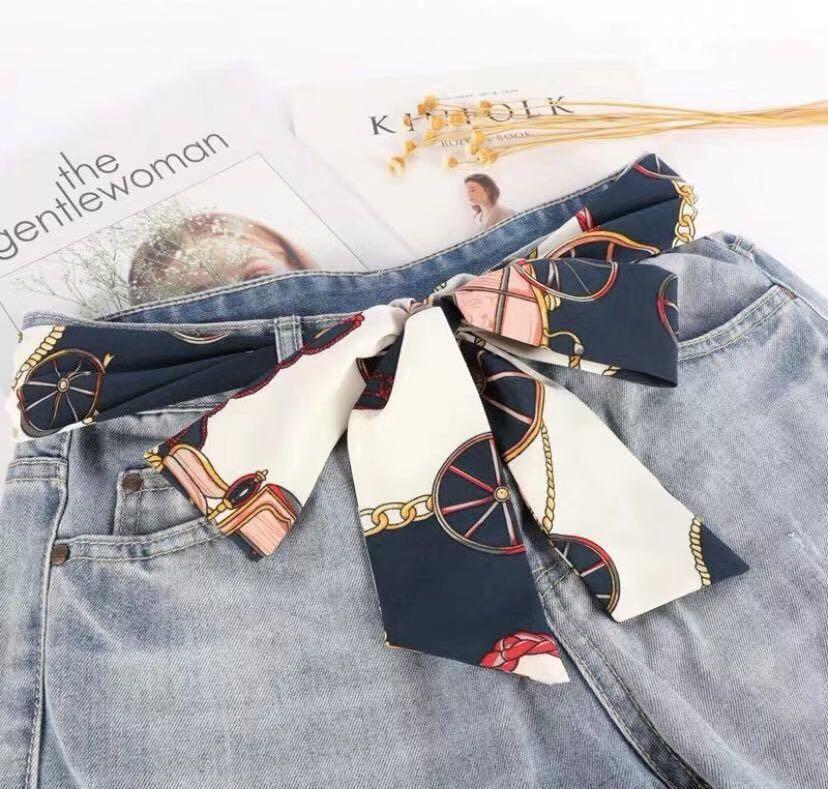 Belts Extra Long Wide Ribbon Belt Skirt Knot Silk Satin Bow Scarf Gauze Cloth Strip Waist Seal Women's BeltBelts