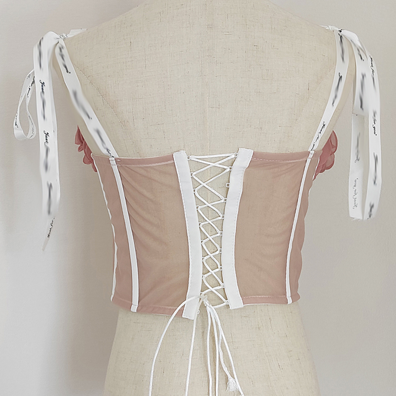 TWOTWINSTYLE Patchwork Flower Vests For Women Square Collar Sleeveless Slimming Hit Color Camis Females Summer Clothing 220316