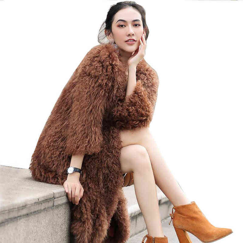 New fashion genuine Mongolia sheep fur /fleece fur knitted fur coat green color long style with pockets decorate T220810
New fashion genuine Mongolia sheep fur /fleece fur knitted fur coat green color long style with pockets decorate T220810