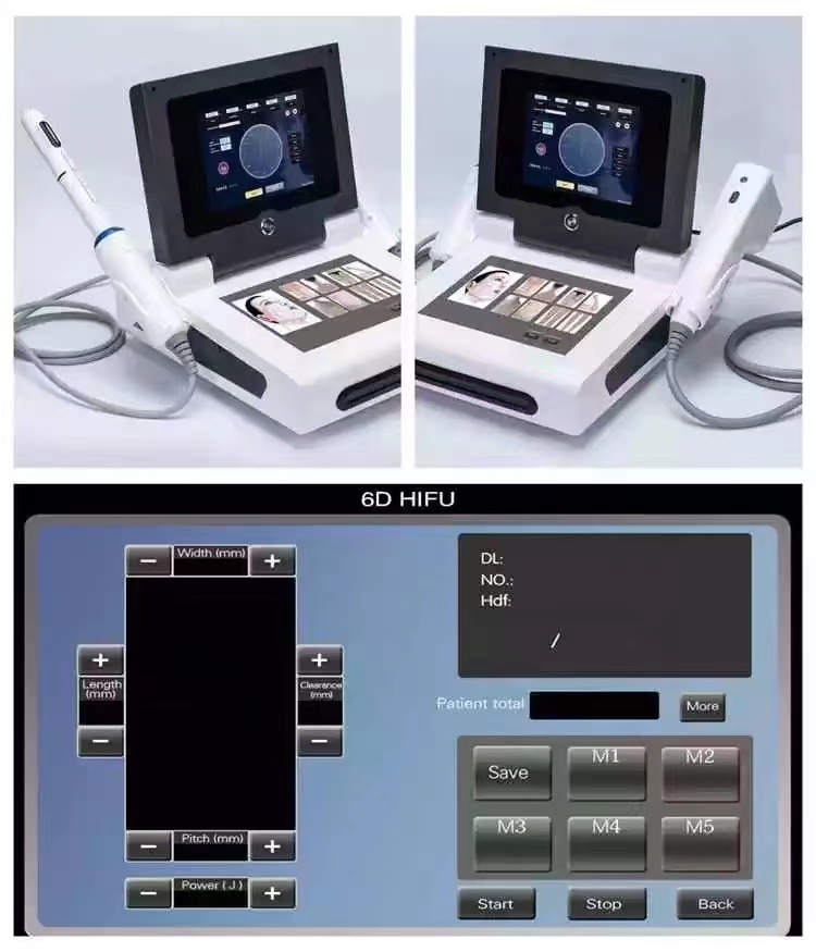 4D Hifu smas hifu 8 cartridges face lifting body slimming hi fu virginal tightening machine