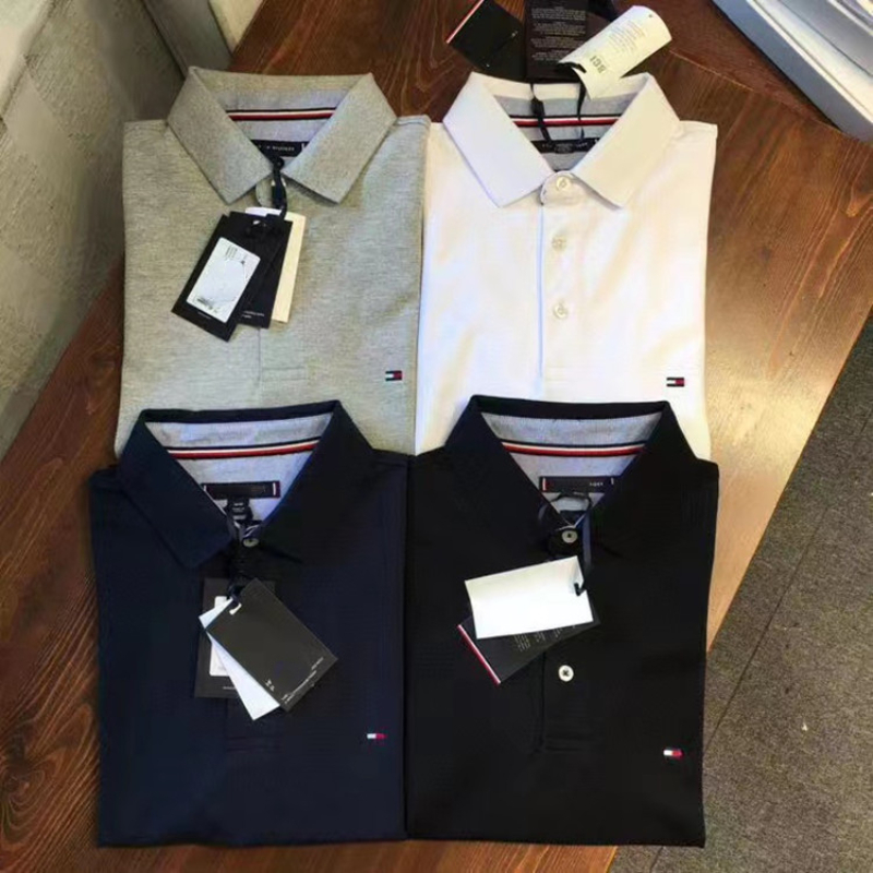 Summer Men's Polos Casual Small Embroidery Business Short-sleeved Lapel All-match POLO Shirt, White
Summer Men's Polos Casual Small Embroidery Business Short-sleeved Lapel All-match POLO Shirt, White