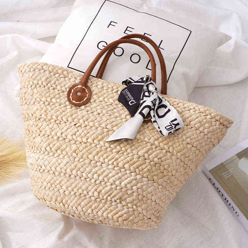 Evening Bags Bohemian Woven Straw Basket Women Handbags Large Rattan for 2022 Beach Shoulder Designer Travel Shopper Tote 220507, Khaki
Evening Bags Bohemian Woven Straw Basket Women Handbags Large Rattan for 2022 Beach Shoulder Designer Travel Shopper Tote 220507, Khaki