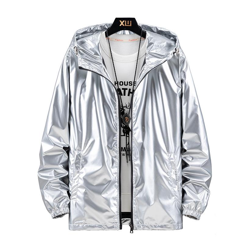 Men's Jackets Black Sliver Shinny Jacket Men Bomber Korean Style Hip Hop Slim And Coats Streetwear Hooded Coat 7XLMen's, F2 black
Men's Jackets Black Sliver Shinny Jacket Men Bomber Korean Style Hip Hop Slim And Coats Streetwear Hooded Coat 7XLMen's, F2 black