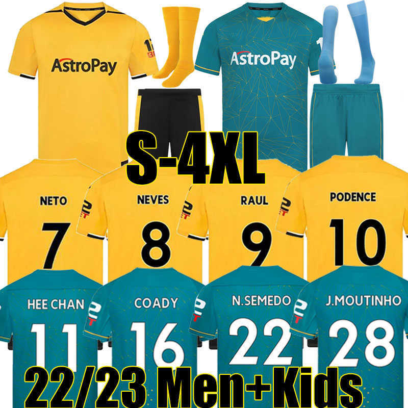 4XL 22/23 Wolves Soccer Jerseys ADAMA KILMAN SEMEDO RAUL NETO NEVES 2022 2023 J.OTTO PODENCE GIBBS WHITE Football Shirts Men Kids Kits sock, 22-23 home
4XL 22/23 Wolves Soccer Jerseys ADAMA KILMAN SEMEDO RAUL NETO NEVES 2022 2023 J.OTTO PODENCE GIBBS WHITE Football Shirts Men Kids Kits sock, 22-23 home