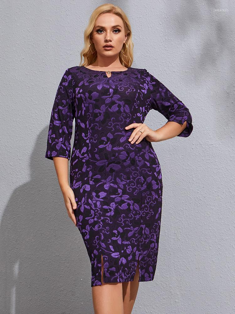 Plus Size Dresses Fall Women Clothing Long Sleeve Casual Dress Fashion Ladies Vintage Elegant Purple DressPlus Jasp22
Plus Size Dresses Fall Women Clothing Long Sleeve Casual Dress Fashion Ladies Vintage Elegant Purple DressPlus Jasp22