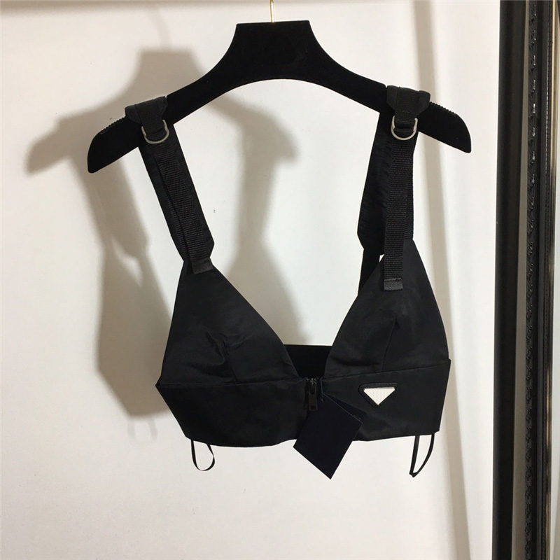 Triangle Badge Womens Camis Re Nylon Crop Bra Tops Sexy Outdoor Cool Bras Top Vest, Black with labe
Triangle Badge Womens Camis Re Nylon Crop Bra Tops Sexy Outdoor Cool Bras Top Vest, Black with labe