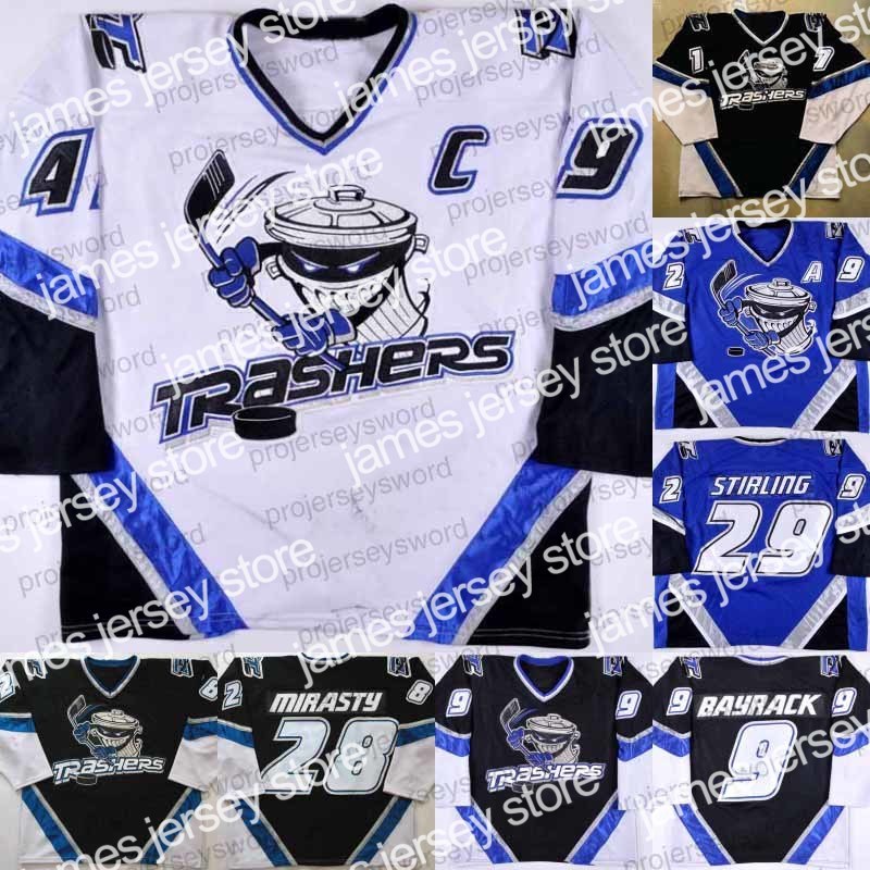 New UHL Danbury Trashers 2004-05 Jersey 42 Brad Wingfield 49 Brent Gretzky 9 Mike Bayrack 16 Mike Rupp 17 GALANTE 28 Jon Mirasty 44 Regan Kelly, Mens black s-5xl
New UHL Danbury Trashers 2004-05 Jersey 42 Brad Wingfield 49 Brent Gretzky 9 Mike Bayrack 16 Mike Rupp 17 GALANTE 28 Jon Mirasty 44 Regan Kelly, Mens black s-5xl