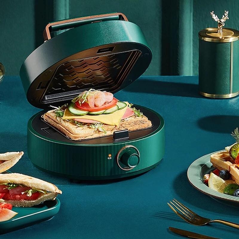 Bread Makers Electric Sandwich Machine Waffle Maker Multi Breakfast Cooker Panini Press Removable Non-Stick Plates 220V 
Bread Makers Electric Sandwich Machine Waffle Maker Multi Breakfast Cooker Panini Press Removable Non-Stick Plates 220V