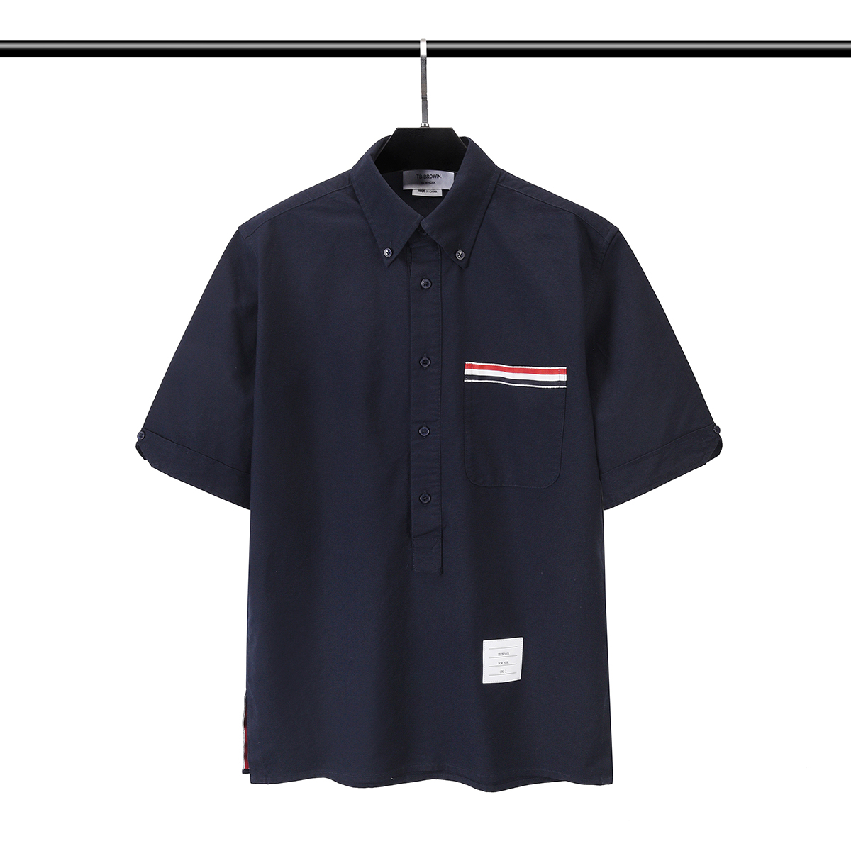TB Men's T-Shirts Summer New Business Casual Cotton Lapel Loose Half Cardigan Polo Shirt Classic Split Shirt Jacket #S-XXXL, Blue
TB Men's T-Shirts Summer New Business Casual Cotton Lapel Loose Half Cardigan Polo Shirt Classic Split Shirt Jacket #S-XXXL, Blue