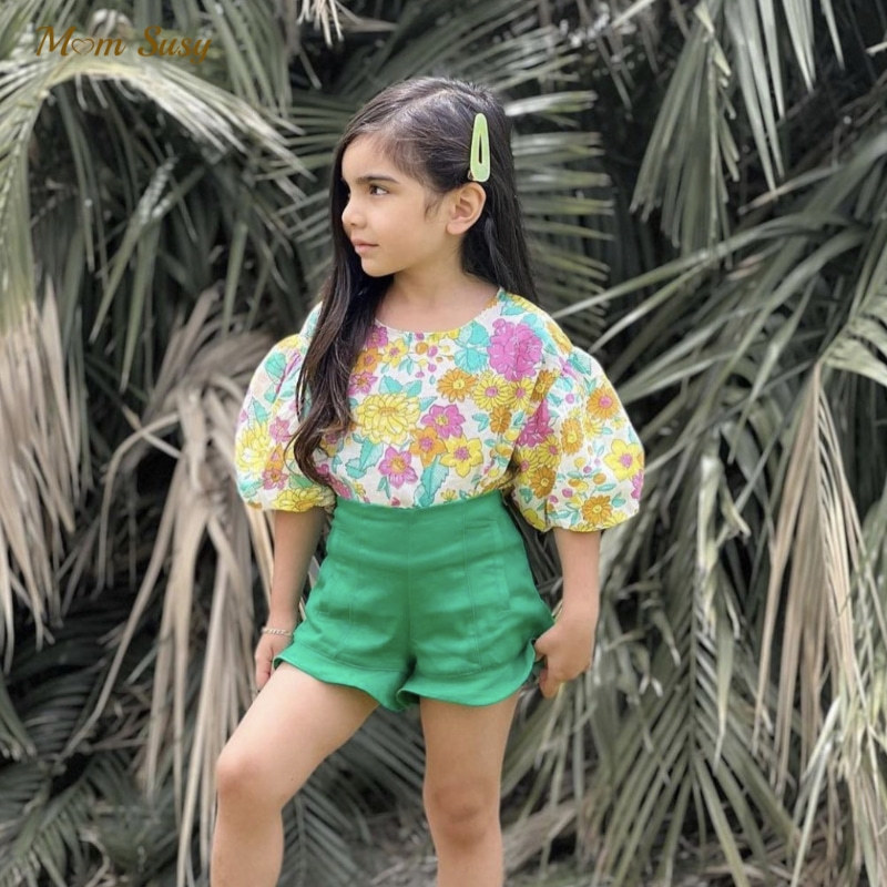 Fashion Baby Girl Floral Cotton TShirt Puff Sleeve Shorts Infant Toddler Child Shirt Shorts Outfit Summer Baby Clothes 110Y 220614, Shorts2
Fashion Baby Girl Floral Cotton TShirt Puff Sleeve Shorts Infant Toddler Child Shirt Shorts Outfit Summer Baby Clothes 110Y 220614, Shorts2
