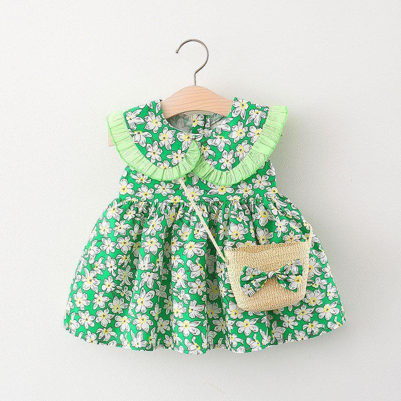 Girl's Dresses Summer Born Baby Girl Clothes Outfits Frill Floral Dress Bow Bag For Girls Clothing 1st Birthday Princess CottonGirl's, 1476 c2
Girl's Dresses Summer Born Baby Girl Clothes Outfits Frill Floral Dress Bow Bag For Girls Clothing 1st Birthday Princess CottonGirl's, 1476 c2