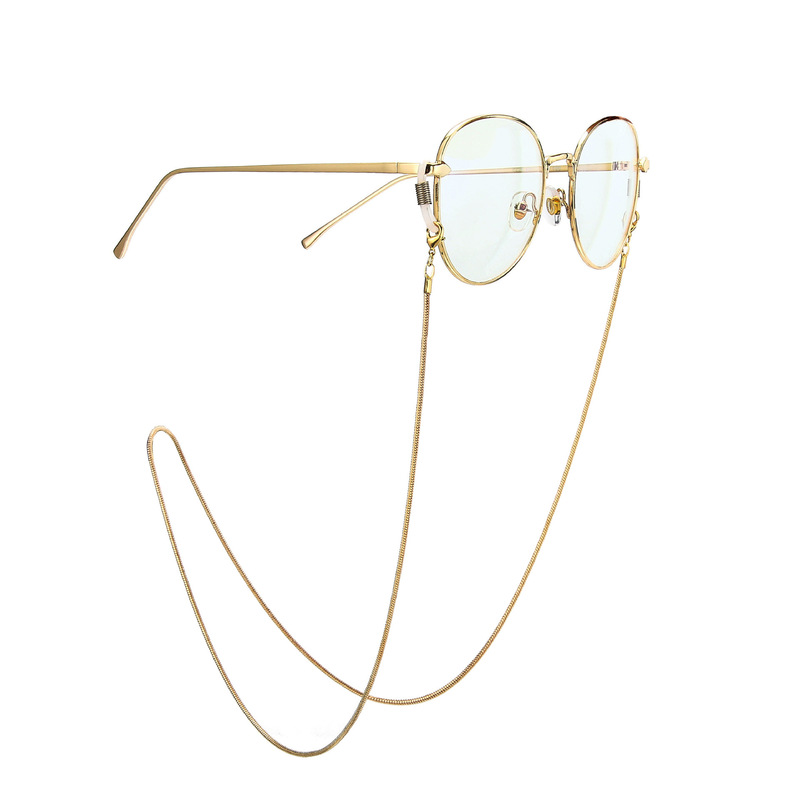 High Quality Simple Snake Chain for Men Women Gold Silver Color Sunglasses Glasses Holders Lanyard Eyewear Straps 220615
High Quality Simple Snake Chain for Men Women Gold Silver Color Sunglasses Glasses Holders Lanyard Eyewear Straps 220615