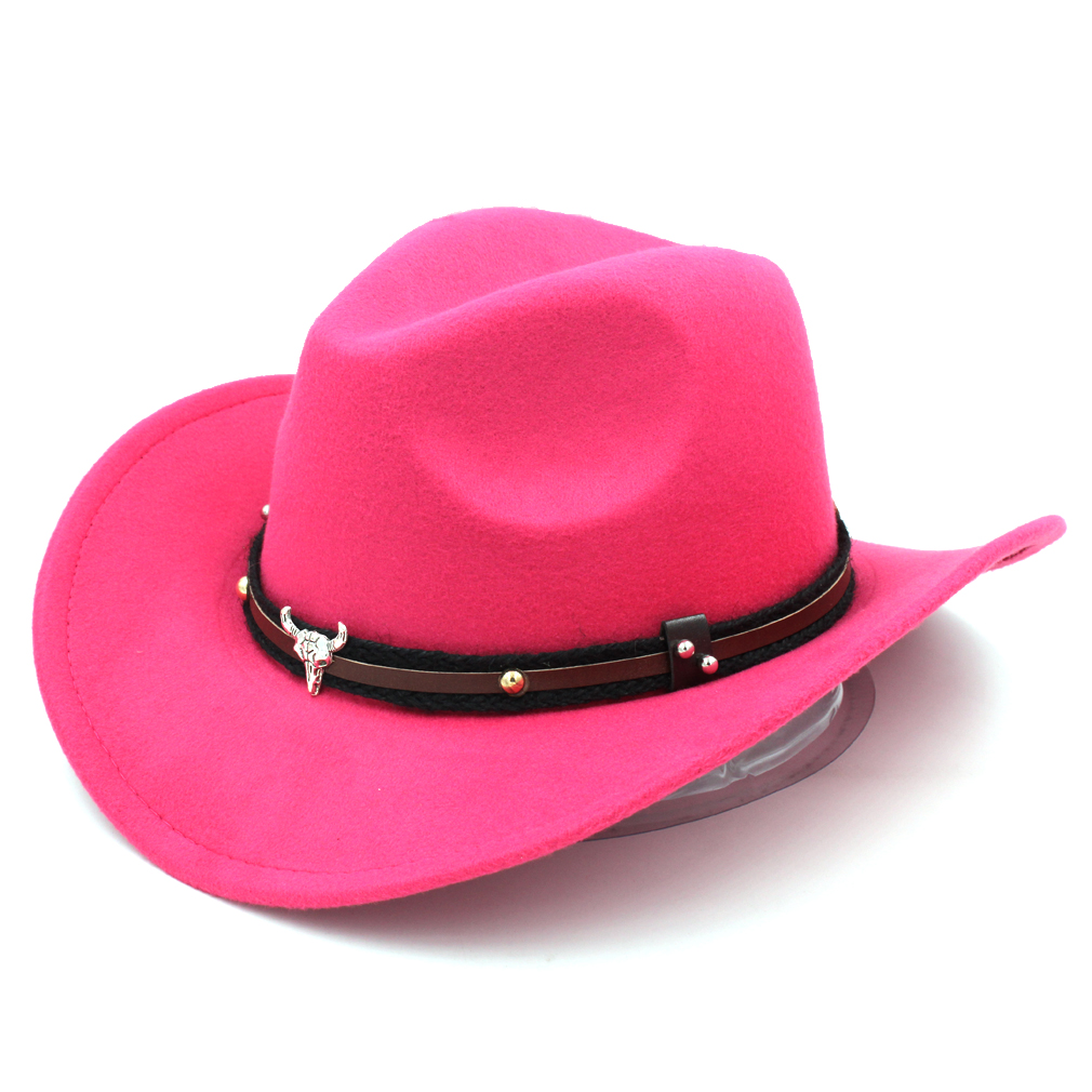 Western Style Kids Boys Girls Cowboy Hat Cowgirl Cap Decorations for Halloween Christmas Birthday Masquerade Party