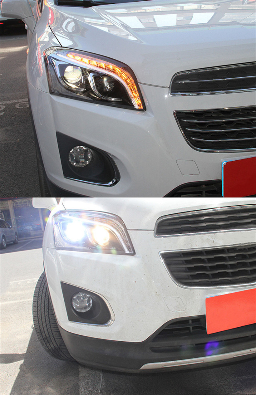 Auto Head Lamp For Trax LED Headlight 2013-17 Chevrolet LED Beam Low Bulb Turn Signal Headlights Daytime Running Light