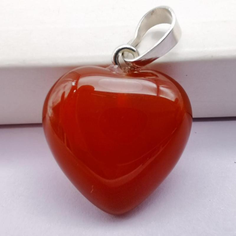 Pendant Necklaces Natural Red Carnelian Stone GEM Heart Lucky Jewelry S3025Pendant
Pendant Necklaces Natural Red Carnelian Stone GEM Heart Lucky Jewelry S3025Pendant