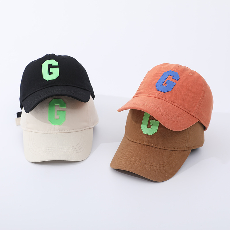 Spring Autumn Baby Hat Letter G Baseball Cap for Boy Girl Children Hip Hop Sun Caps Fashion Outdoor Hats 2-6 Years