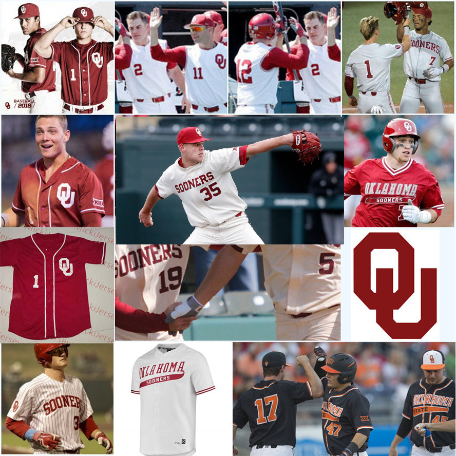 2022 NCAA Oklahoma Sooners College Baseball Jersey 15 Wyatt Olds 27 Braden Carmichael 54 Jake Bennett 43 Jason Ruffcorn 42 Carson Carter 32 Luke Taggart Jaret Godman, Red 2
2022 NCAA Oklahoma Sooners College Baseball Jersey 15 Wyatt Olds 27 Braden Carmichael 54 Jake Bennett 43 Jason Ruffcorn 42 Carson Carter 32 Luke Taggart Jaret Godman, Red 2