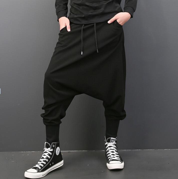 Men's Pants Youth Personality Fashion Low Crotch Mens Feet Trousers Pantalones Hombre Cargo Loose Harem For Men Pantalon HommeMen's, Black
Men's Pants Youth Personality Fashion Low Crotch Mens Feet Trousers Pantalones Hombre Cargo Loose Harem For Men Pantalon HommeMen's, Black