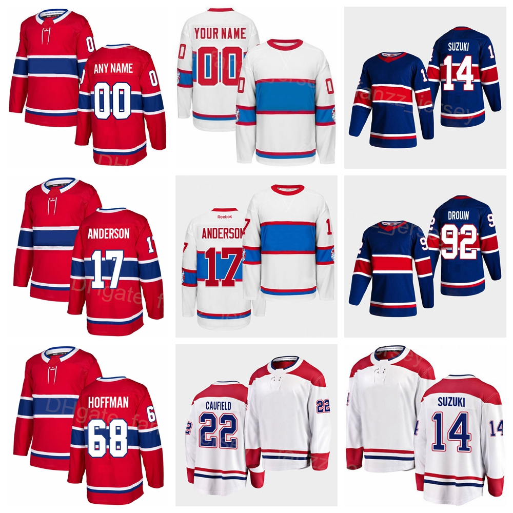 Hockey 14 Nick Suzuki Jersey 62 Artturi Lehkonen 73 Tyler Toffoli 17 Josh Anderson 22 Cole Caufield 68 Mike Hoffman 92 Jonathan Drouin 31 Carey Price Man Kids Woman, White
Hockey 14 Nick Suzuki Jersey 62 Artturi Lehkonen 73 Tyler Toffoli 17 Josh Anderson 22 Cole Caufield 68 Mike Hoffman 92 Jonathan Drouin 31 Carey Price Man Kids Woman, White