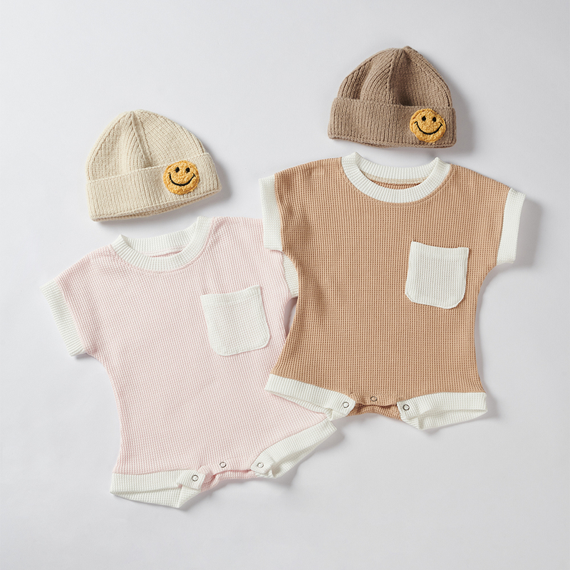 Summer born Infant Romper Cotton Short Sleeve Baby Boys Girls Clothes Onepiece Fashion Clothing 220426