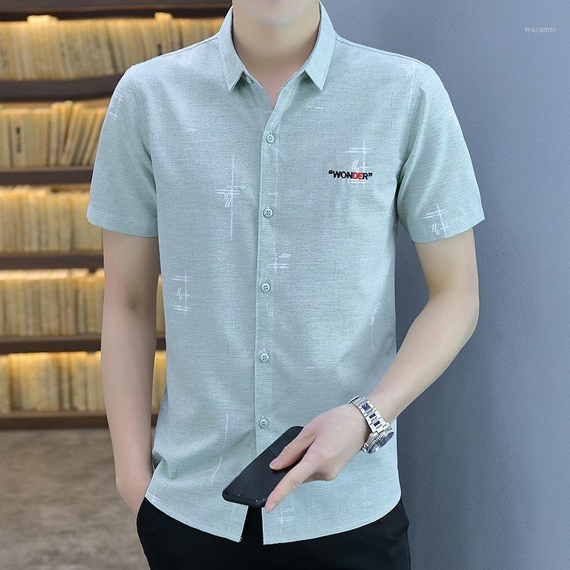 Men's Casual Shirts Shirt Fashion Simple Lapel High Quality Short Sleeve Wear Floral Summer Comfortable Handsome Cardigan Original, Gray
Men's Casual Shirts Shirt Fashion Simple Lapel High Quality Short Sleeve Wear Floral Summer Comfortable Handsome Cardigan Original, Gray