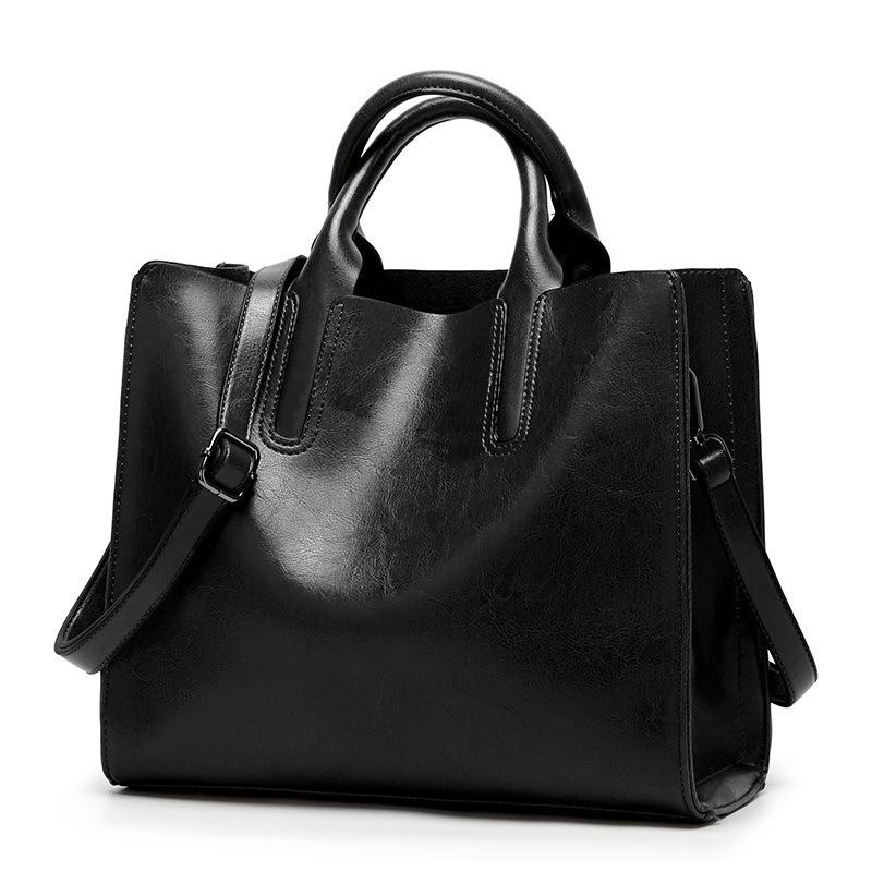 Evening Bags Oil Wax Leather Women's Tote Large-capacity Women Shoulder Bag Classic Casual For 2022 Bolsa Feminina C836Evening, Black
Evening Bags Oil Wax Leather Women's Tote Large-capacity Women Shoulder Bag Classic Casual For 2022 Bolsa Feminina C836Evening, Black