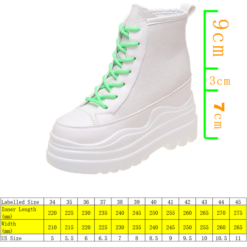 10cm Platform Wedge Boots Summer Women Sneakers Shoes High Top Hidden Heel Air Mesh Canvas Women Summer Shoes Booties, White canvas
10cm Platform Wedge Boots Summer Women Sneakers Shoes High Top Hidden Heel Air Mesh Canvas Women Summer Shoes Booties, White canvas