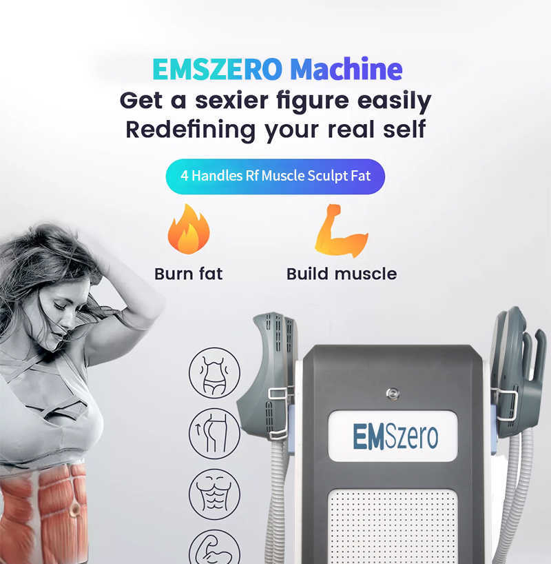 Slimming Machine 10 Tesla Energy Electromagnetic Muscle Stimulate Body Contouring Sculpting Equipment
