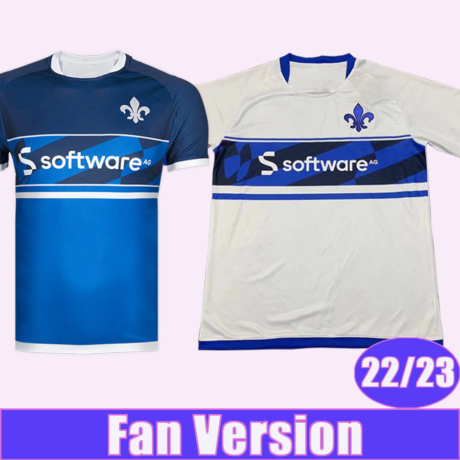 2022 SV Darmstadt 98 MEHLEM L. PFEIFFER Mens Soccer Jerseys SKARKE P. PFEIFFER TIETZ KEMPE KARIC SEYDEL GJASULA MANU Football Shirt, Qm8600 22 23 home no patch