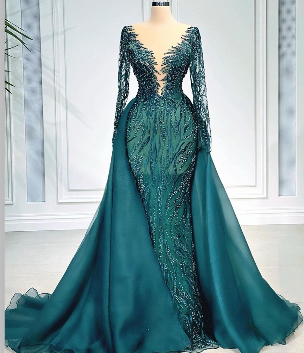 2022 Plus Size Arabic Aso Ebi Hunter Green Mermaid Prom Dresses Lace Beaded Evening Formal Party Second Reception Birthday Engagement Gowns Dress ZJ717, Multi
2022 Plus Size Arabic Aso Ebi Hunter Green Mermaid Prom Dresses Lace Beaded Evening Formal Party Second Reception Birthday Engagement Gowns Dress ZJ717, Multi