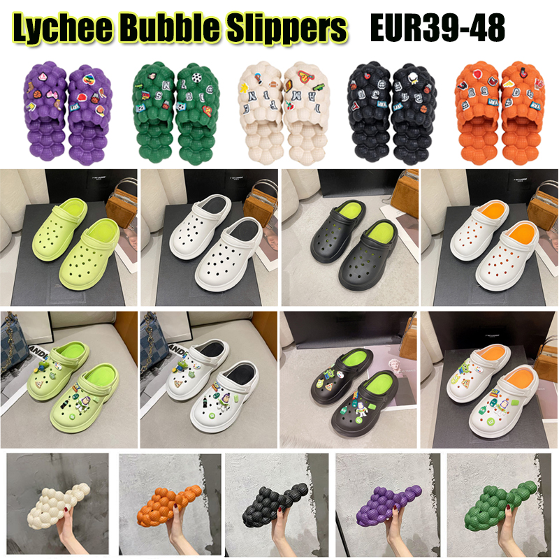Funny Lychee Massage Bubble Slides Slippers Classics sandals Designer slide men women striped causal slipper home Rubber Summer Flat Beach Sandals
Funny Lychee Massage Bubble Slides Slippers Classics sandals Designer slide men women striped causal slipper home Rubber Summer Flat Beach Sandals