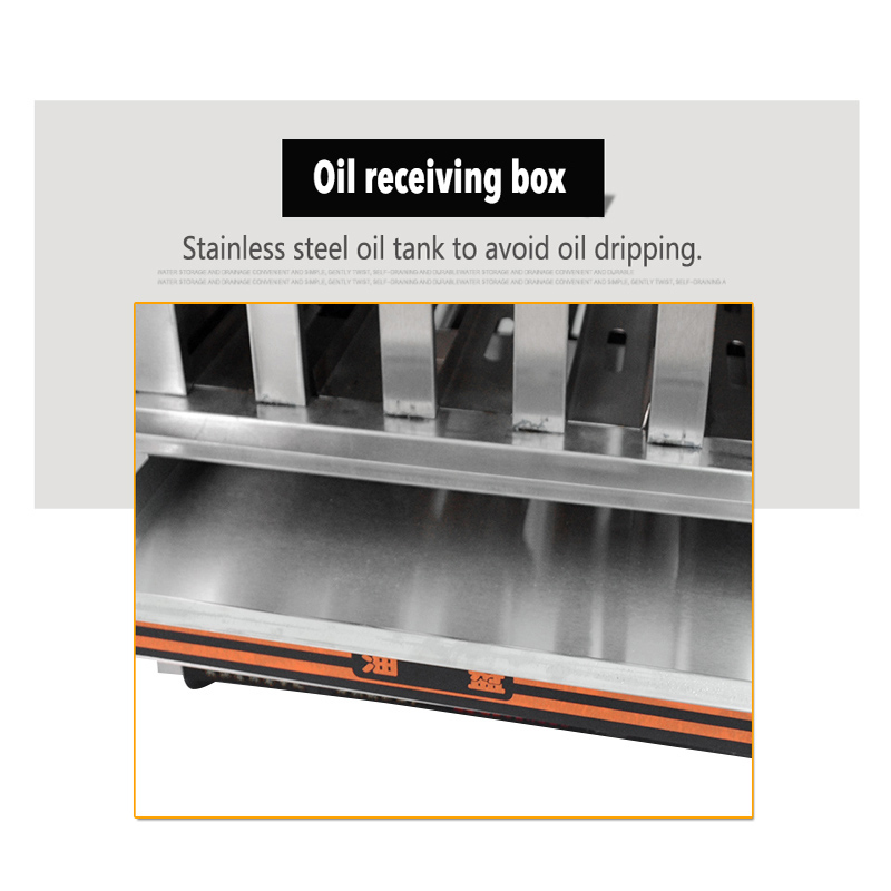 3900W Energy smokeles saving barbecue machine for making meat skewers commercial electric drawer grill oven for sale